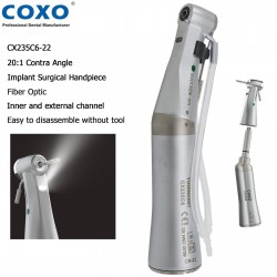 YUSENDENT CX235C6-22 Tandheelkundige LED 20: 1 implantaat chirurgie hoekstuk handstuk