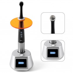 3H X-lite Q6 Tandheelkundige 1 sec draadloze LED-Uithardingslamp tandarts met lichtmeter metalen behuizing 3H X-lite Q6 Tandheelkundige 1 sec draadloze LED-Uithardingslamp tandarts met lichtmeter metalen behuizing