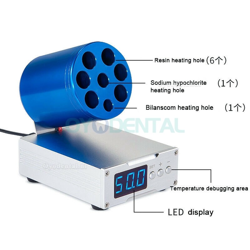 Tandheelkundige composiet hars materiaalverwarmer met digitaal scherm 30-70℃