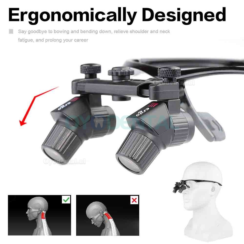 4.0X 450mm Ergonomische Medische Tandheelkundige Verrekijker Loep Vergrootglas Ergo Vergrootglazen