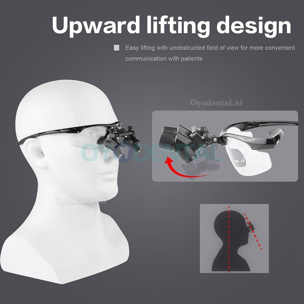 4.0X 450mm Ergonomische Medische Tandheelkundige Verrekijker Loep Vergrootglas Ergo Vergrootglazen