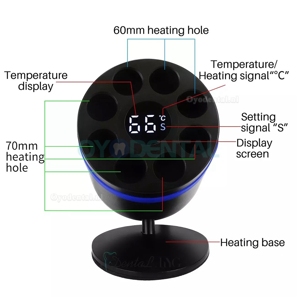 Tandheelkundige digitale AR-verwarmer composietharsverwarmingsverwarmer 40-70℃