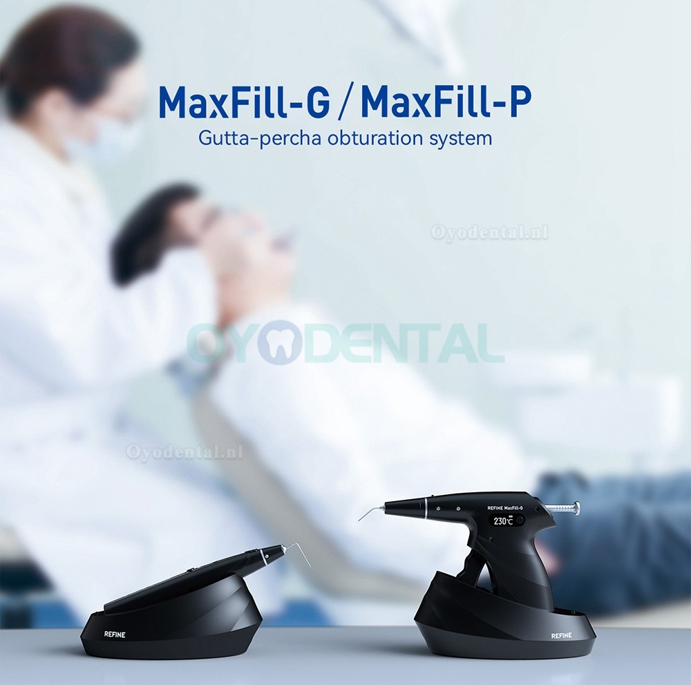 Refine MaxFill-G +MaxFill-P Endodontologie draadloos guttapercha obturatiesysteem