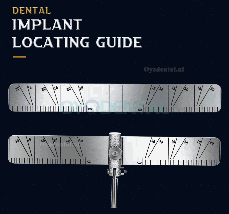 Gids voor het lokaliseren van tandheelkundige implantaten Plaatsbepalingszoeker voor het plaatsen van implantaten