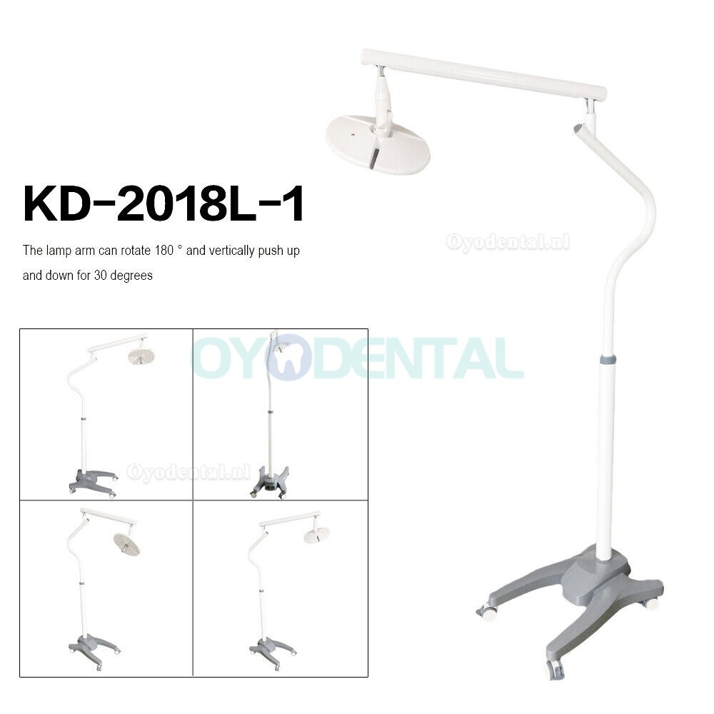 KWS KD-2018L-1 Mobiele tandheelkundige chirurgische LED-licht Schaduwloze examenchirurgie Lichtaanraakschakelaar