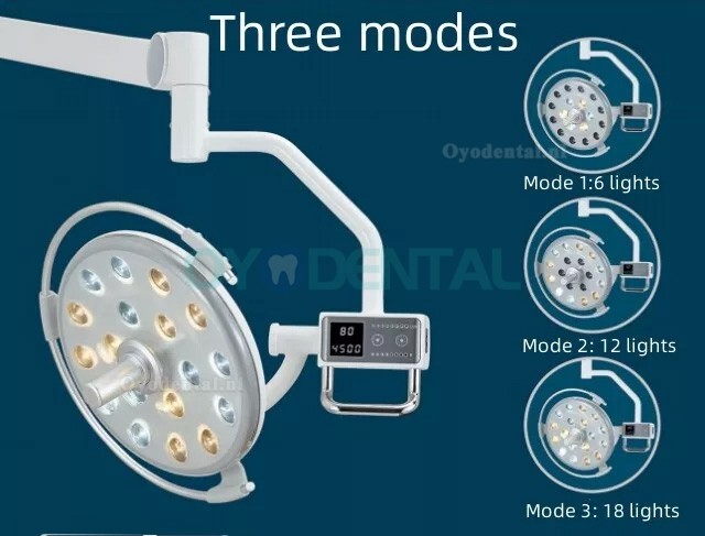 Saab KY-P133 Op paal gemonteerde LED-tandheelkundige lamp voor tandartsstoel 18 LED's inductielamp