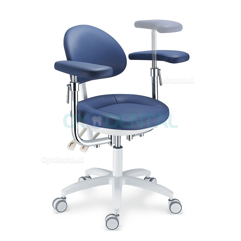 PLST-09 Serie Ergonomische tandheelkundige microscoopkruk tandartsassistent chirurgenkruk met amrest