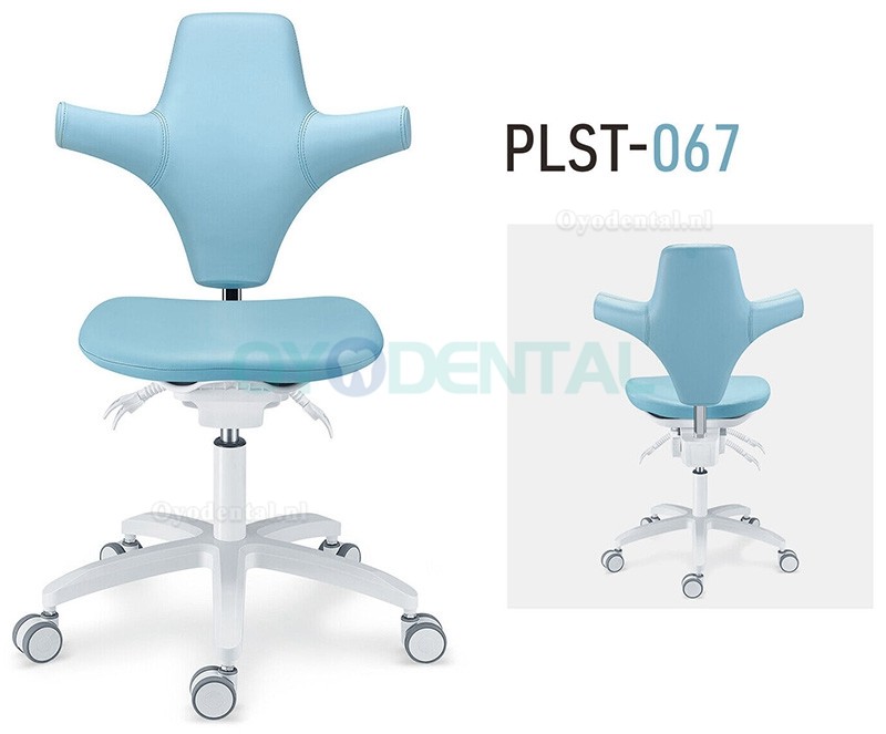 PLST-06 Serie Verstelbare ergonomische tandartsstoel tandartsassistente stoel mondhygiënist