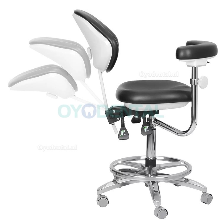 QY-600M-B2 Verstelbaar ergonomische tandartsstoel met armleuning 360° rotatie