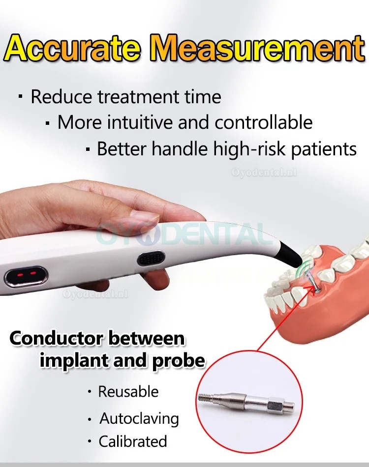 Tandheelkundige ISQ Implantaatstabiliteitsmonitor Implantaatstabiliteitsmeter