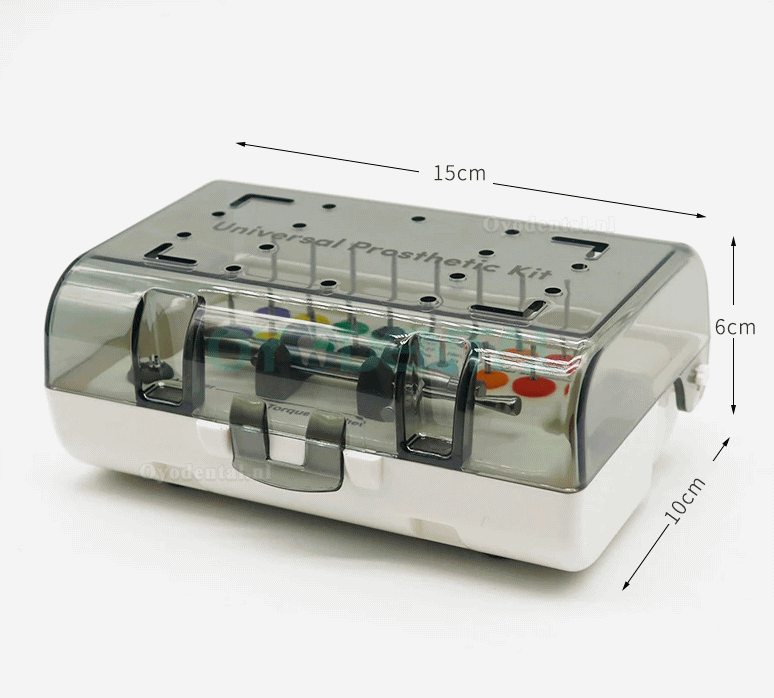 Tandimplantaat Schroevendraaier Universele Restauratie Gereedschap Kit Reparatie Momentsleutel 18 Pcs Mini Schroevendraa