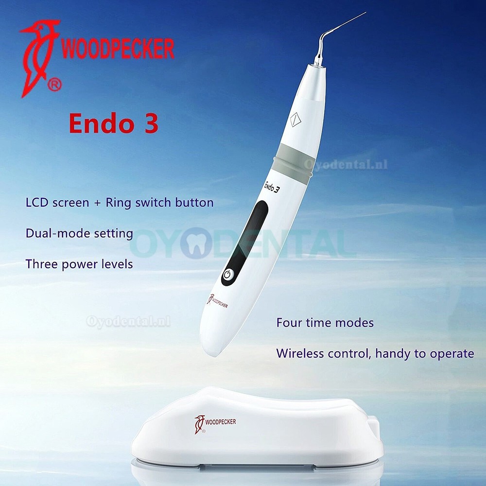 Woodpecker Endo 3 Tandheelkundige Ultrasone Activator Wortelkanaalirrigatie Endodontische Ultra-activator