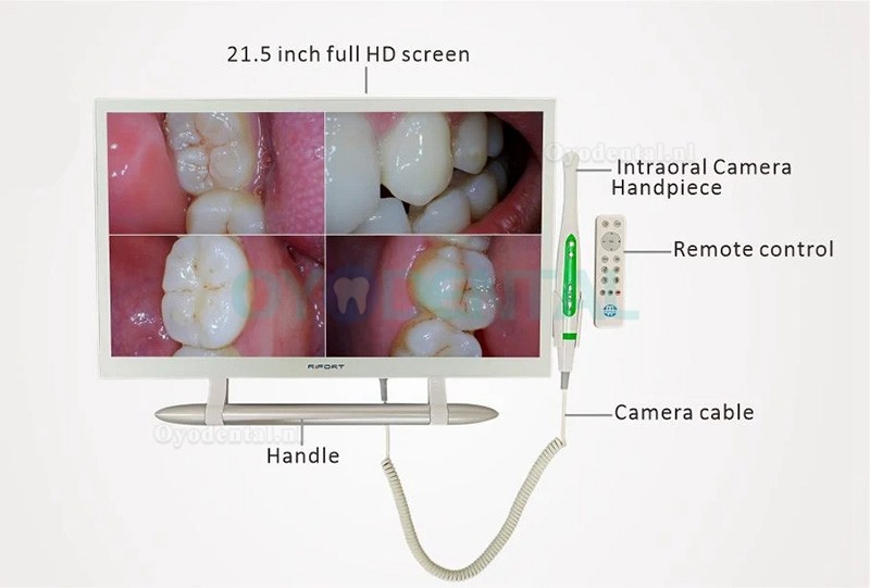 YF-2200M 21,5 inch tandheelkundige HD intraorale camera met monitorscherm met beugel voor tandartsstoel