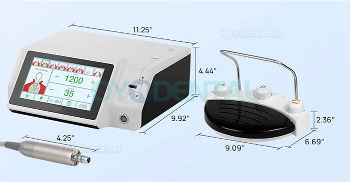 YAHOPE IMPLANT Surg Tandheelkundige implantaat-chirurgische motor zonder borstels met 20:1 LED-hoekstuk